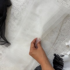チュール、リボンセットの画像