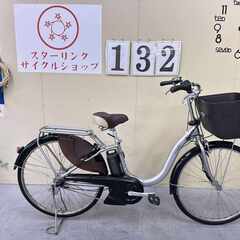 132整備済新基準良品　ヤマハ　Pas With電動アシスト自転車26インチ中古車の画像