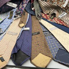 ij5914HI ネクタイ 大量まとめ 約17kg Christian Dior FENDI CELINE ピエールカルダン イヴサンローラン dunhill calvin klein ブランドの画像