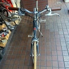 ★美品★20インチ　TOKYO　BIKE　ミニベロ　クロモリフレーム　7speed　アッシュブルーの画像