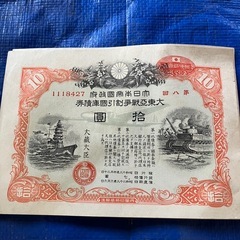 大日本帝国政府発行国庫債券15枚の画像