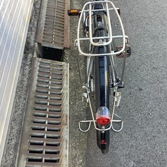 729  ヤマハ新機種電動アシスト自転車pasnatura26インチシルバーアルミボディーの画像