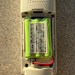 サンヨー SANYO 子機 シルバーの画像