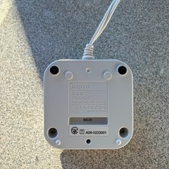 サンヨー SANYO 子機 シルバーの画像