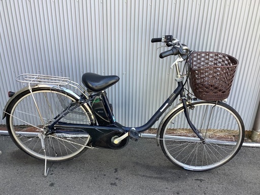 731  パナソニック新機種電動アシスト自転車vivi TX26インチブルー系ボディー