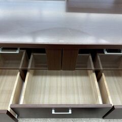 ★リユースのサカイ高崎店★TJ13152  テレビ台 茶 H48×D59×W106.3 クリーニング済みの画像