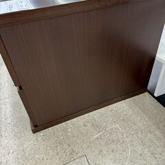 ★リユースのサカイ高崎店★TJ13152  テレビ台 茶 H48×D59×W106.3 クリーニング済みの画像