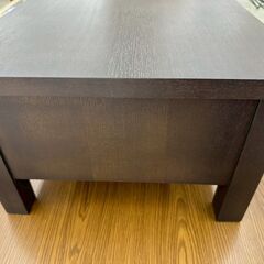 ★リユースのサカイ高崎店★TJ13153  ローテーブル ダークブラウン H30×D46×W108.4 クリーニング済みの画像