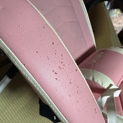ゲーミングチェア＆デスク(ピンク)の画像