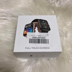 【美品】スマートウォッチ 通話機能 多言語対応 通知機能付き 1.83インチ ブラックの画像