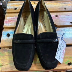 Yves saint laurent  スウェードローファー23cm 美品　の画像
