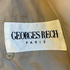K2510-335 GEORGES RECH トレンチコート キャメル ベルト無し 40サイズ 中古美品の画像