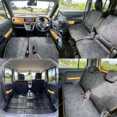コミコミ🚘ツートンカラー！H２９年式！車検R８年７月！ナビ！フルセグ！Bluetooth！ハスラー！の画像