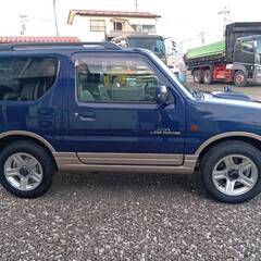 【車検★令和9年10月☆支払総額235,000円☆】平成16年　スズキ　ジムニー 　ランドベンチャー　４WD　青　AT車　走行距離179,900㎞　夏タイヤ・アルミ付き！の画像