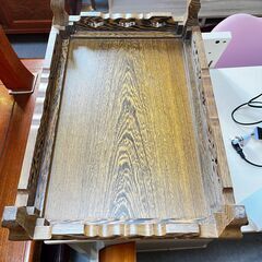 アンティーク 平卓 香炉台 花台 飾り台 木製の画像