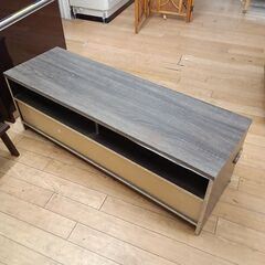 ★リユースのサカイつくば店★TK6997  TV台 ブラック H40×D39×W120 クリーニング済みの画像