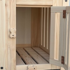 D51J◇ワンちゃんのお家に◇わん小部屋◇ペットハウス◇小型犬◇室内用◇木製◇犬小屋
の画像