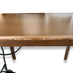 【いすで座れる高さのこたつ◎】木製 家具調こたつ 90cm×60cm 高さ調整可◇ヒーター動作確認済みの画像
