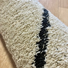 ニトリほこりが取れやすい洗えるラグの画像