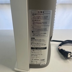 ●YAMAZEN/ セラミックファンヒーター/DF-J121(W)/動作確認済/10年製の画像