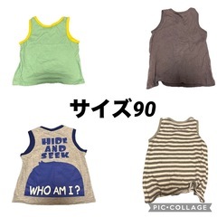 タンクトップ　サイズ90 ４枚せっとセットの画像