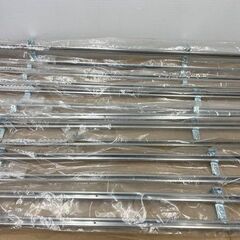 大量 未使用 カーテンレール 全部まとめて 1.82m シングル ダブル セット ステンレス 倒産 廃業 まとめ売りの画像