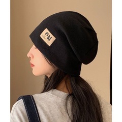 帽子 ニット帽 レディース シンプル 無地 ケア帽子 保温 防風 ニットキャップ ブラック 黒 吸汗 通気性 冷房対策 ビーニー 肌に優しい オールシーズン お出かけ 男女兼用 おしゃれ 防寒 医療用 ニット帽子の画像