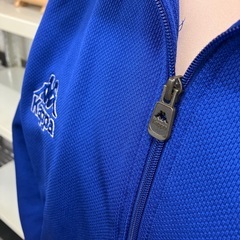 K2510-336 Kappa Sport  ジャージ 上着 ブルー 汚れほつれ有りの画像