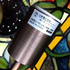 デコライト ステンドグラス風 吊り下げ照明 直径：約42cm ブドウ ティファニー柄 葡萄 テーブルライト 家電 アンティーク 札幌市 中央区 南12条の画像