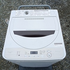 [八6420]  シャープ  2020年製  全自動電気洗濯機  6.0kg  ES-GE6D-T  外形寸法  幅565㎜  奥行570㎜  高さ890㎜の画像