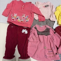ミキハウス女の子90サイズまとめうりまとめ売りの画像