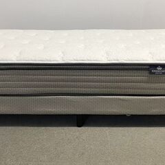 IDC大塚 キングスダウン レガリア シングル マットレス ロイヤルティ+ボトム セット ダブルクッション 寝具 中古家具 店頭引取歓迎 R10156の画像