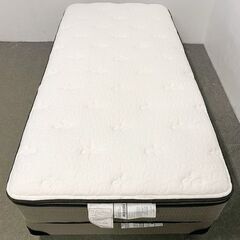 IDC大塚 キングスダウン レガリア シングル マットレス ロイヤルティ+ボトム セット ダブルクッション 寝具 中古家具 店頭引取歓迎 R10156の画像