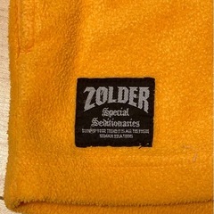 サイズ150㎝　ZOLDER フード付き　フリース　パーカー　オレンジ色　の画像
