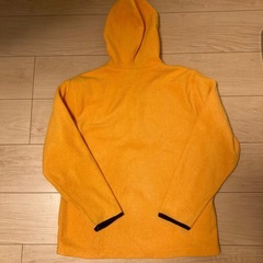 サイズ150㎝　ZOLDER フード付き　フリース　パーカー　オレンジ色　の画像