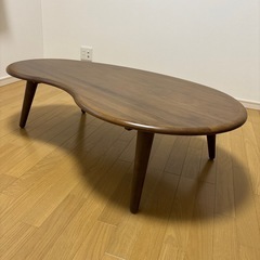 円卓・テーブル　横幅120㎝×縦70㎝×高さ34㎝の画像