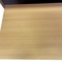 木製 テレビ台 キャスター付き◇幅79cm ナチュラルウッド 棚付き収納付きの画像