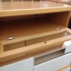 ★リユースのサカイ千葉中央店★ サンコウ TV台 ナチュラル H47×D46×W135 クリーニング済み TC5063の画像