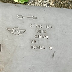 ※説明必ず読んで！【車検用に】ＢＭＷミニ・Ｒ５６・ノーマルマフラー・発送不可・中古・新規の方お断りの画像