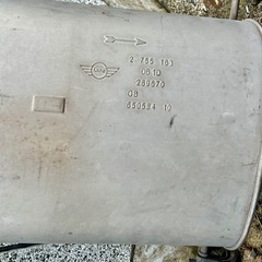 ※説明必ず読んで！【車検用に】ＢＭＷミニ・Ｒ５６・ノーマルマフラー・発送不可・中古・新規の方お断りの画像