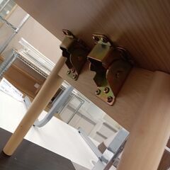 ★リユースのサカイ千葉中央店★ NITORI 折りたたみテーブル ナチュラル H32×D45×W90 クリーニング済み TC5064の画像