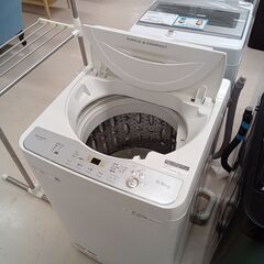 リユースのサカイ栃木店★ジモティ割あり★ SHARP 洗濯機 ES-GE5C 5.5kw 19年製 動作確認／クリーニング済み TC11249の画像
