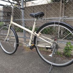 無印良品　２６インチの自転車です。内装３段ギア、オートライト付です。の画像