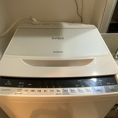 洗濯機  HITACHI BEAT WASH 8kg BW-V80Aの画像