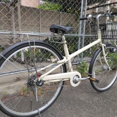 無印良品　２６インチの自転車です。内装３段ギア、オートライト付です。の画像