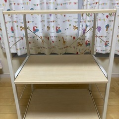 3段レンジラック(2段目引き出し可)の画像