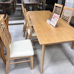 6人掛けダイニングテーブルチェアセットの画像