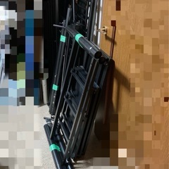 （お届けできます）黒階段ロフトベッドの画像