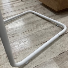 ★【ドウシシャ】パイプハンガー　コンパクト　ホワイト　幅45cm 北九州店舗店頭販売のみの画像