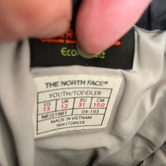 【THE NORTH FACE】19センチの画像